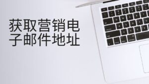 获取营销电子邮件地址 